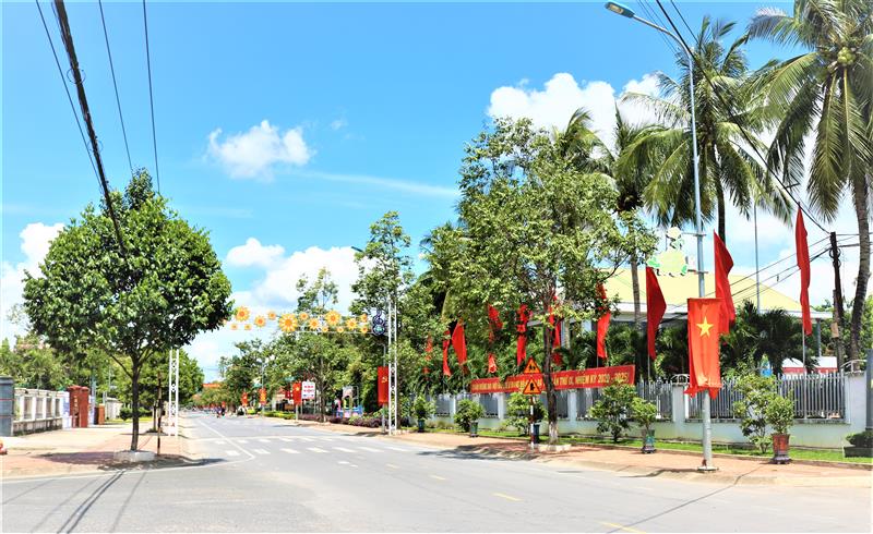 Một góc thị trấn Đạ Tẻh