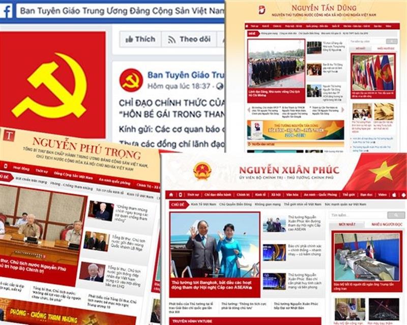 Những Fanpage, website mạo danh lãnh đạo Đảng, Nhà nước