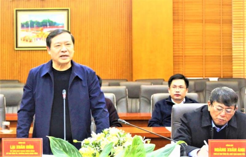 Ông Lại Xuân Môn, Bí thư Tỉnh ủy Cao Bằng chia sẻ kinh nghiệm của Cao Bằng trong việc triển khai cao tốc Đồng Đăng - Trà Lĩnh