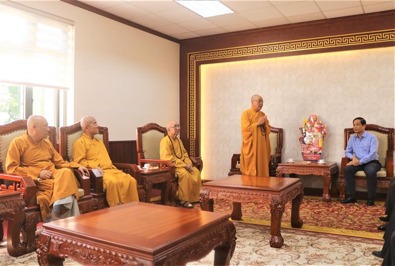 Phật giáo tỉnh nhà luôn nhận được sự quan tâm, tạo điều kiện của các cấp ủy, chính quyền về công tác tôn giáo