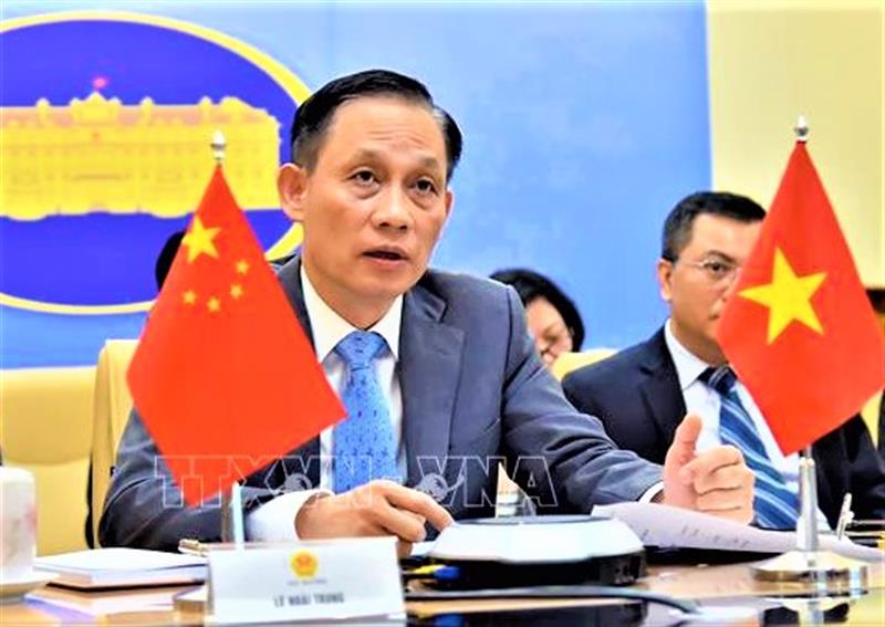 Thứ trưởng Bộ Ngoại giao Lê Hoài Trung. Ảnh TTXVN