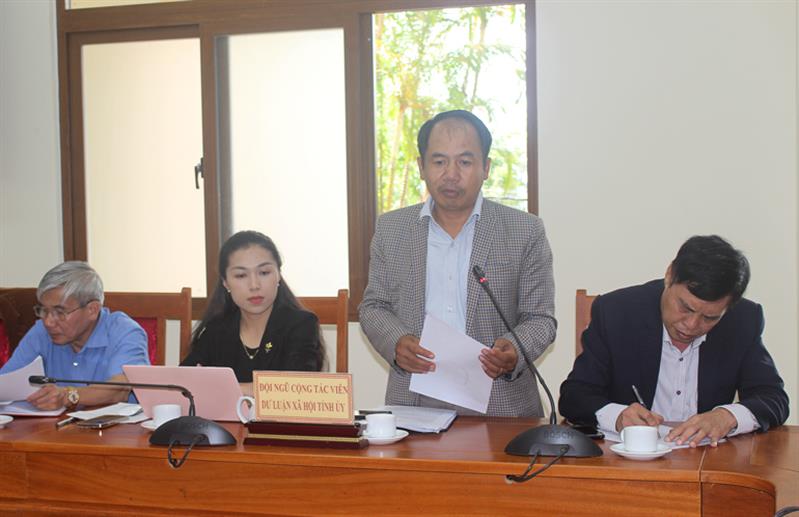 Các đại biểu tham gia góp ý, thảo luận về những khó khăn, tồn tại trong nắm bắt dư luận xã hội Các đại biểu tham gia góp ý, thảo luận về những khó khăn, tồn tại trong nắm bắt dư luận xã hội