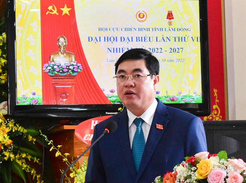 Phó Bí thư Thường trực Tỉnh ủy Lâm Đồng Trần Đình Văn phát biểu chỉ đạo Phó Bí thư Thường trực Tỉnh ủy Lâm Đồng Trần Đình Văn phát biểu chỉ đạo