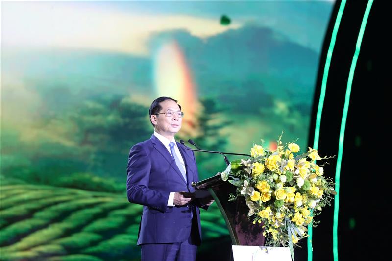 Phó Thủ tướng Chính phủ Bùi Thanh Sơn phát biểu Khai mạc Lễ hội. Phó Thủ tướng Chính phủ Bùi Thanh Sơn phát biểu Khai mạc Lễ hội.